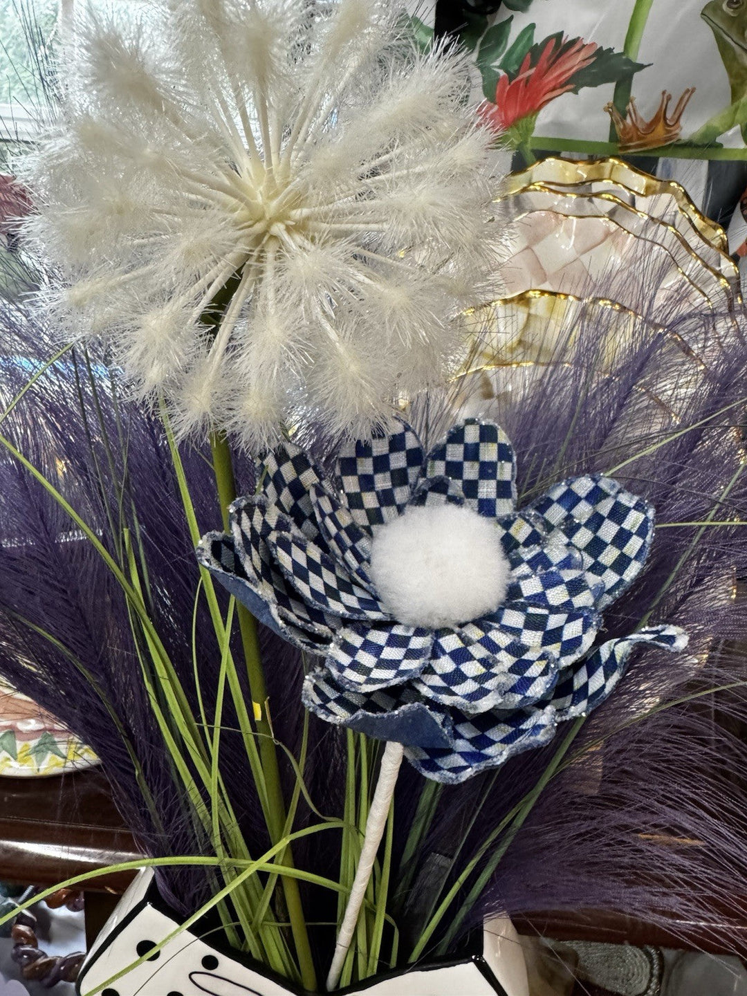 Flowers, Ribbons, Napkins and Tea Towels
