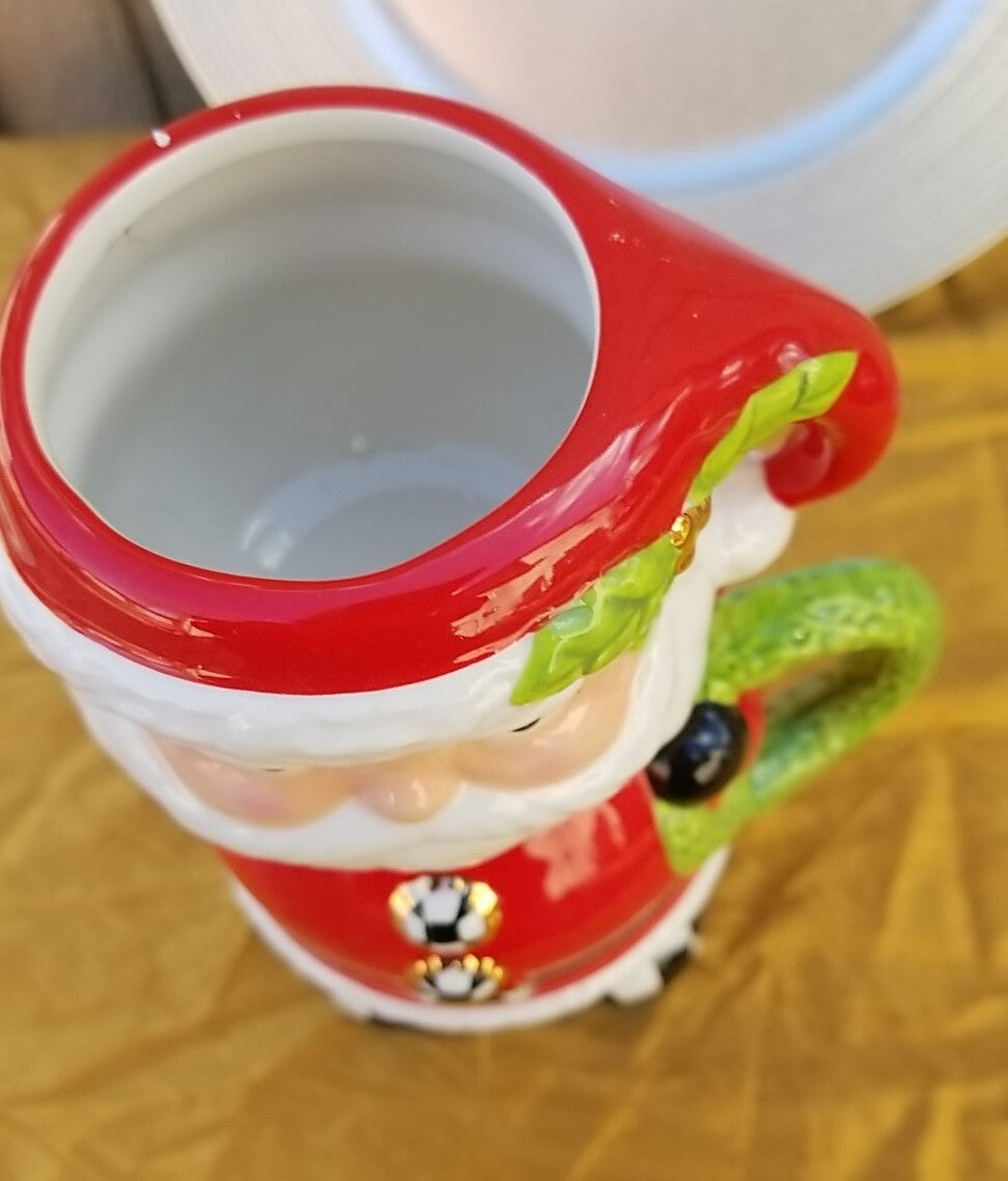 MACKENZIE CHILDS Granny Kitsch Santa Tower SET OF THREE - New