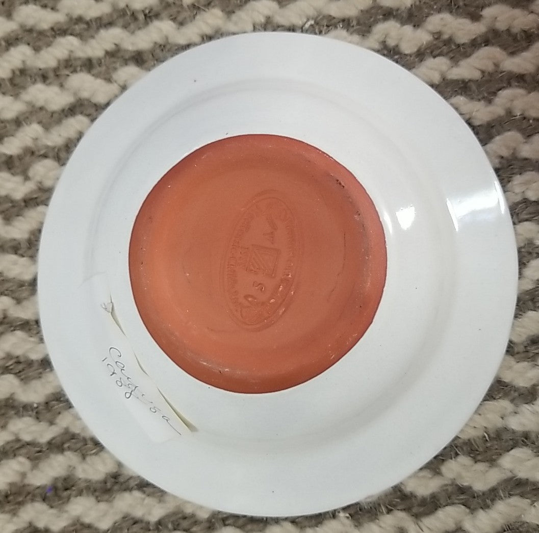 Mackenzie Childs Ceramic 6 inch Berry Bowl Taylor Cayuga- Excellent 1988