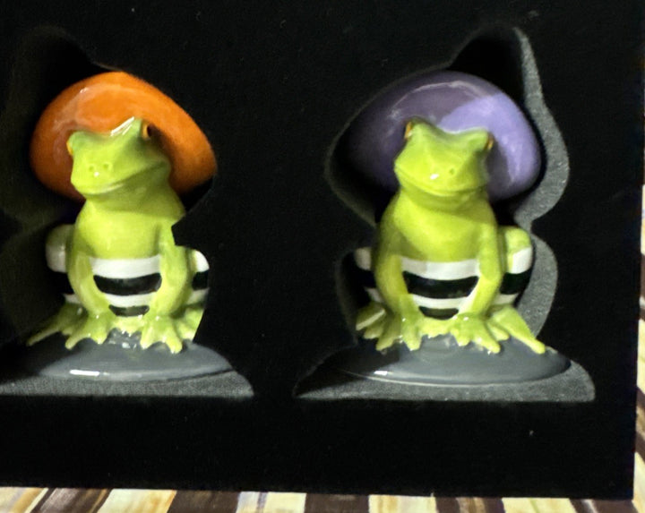 MacKenzieChilds Witches Hat Fergal Salt & Pepper Set New In Box
