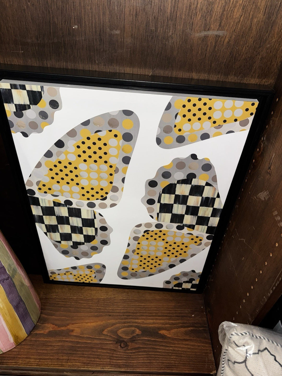Mackenzie Childs Spot On Butterfly Wall Art  NEW / Open Box