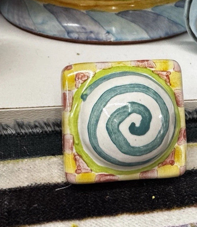 Mackenzie Childs 1.5” Wallcourt Spencer 1.5” Knob Pulls With Hardware