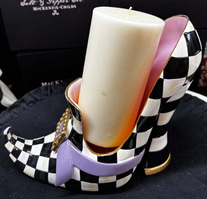 Resin Witch’s Shoe Figurine, Halloween and Fall Home Decor, Trick or Treat