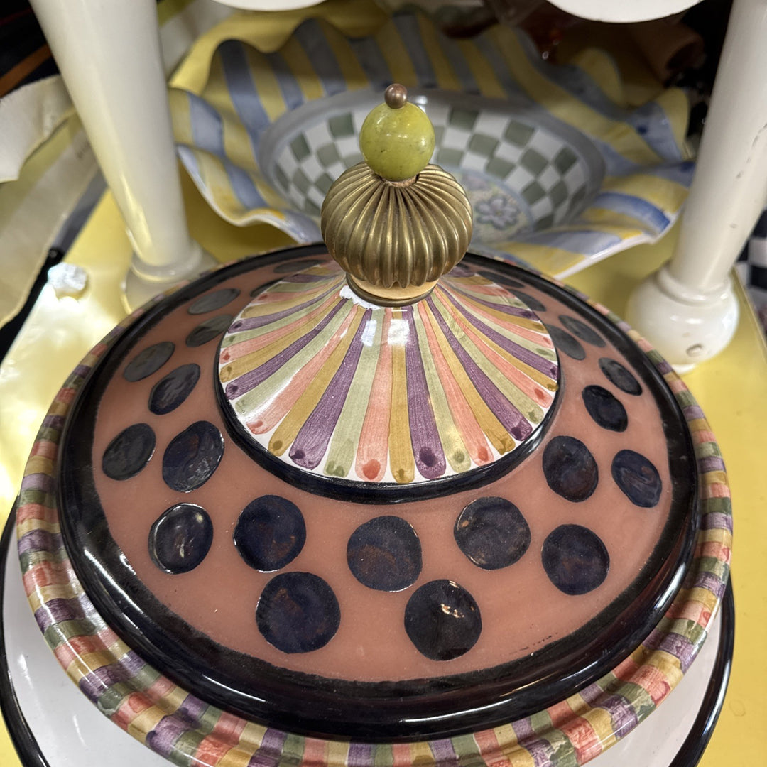 Mackenzie Childs Piece De Resistance Lidded Tureen Second Not Finished