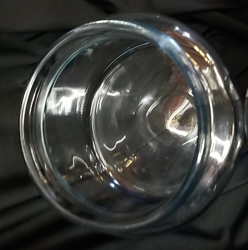 MACKENZIE CHILDS Small Courtly Check  Glass Storage Jar with Lid- New