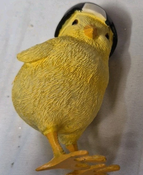 Mackenzie Childs Rose Garden Chicks With Flowers Courtly Check Set of 3- Nib