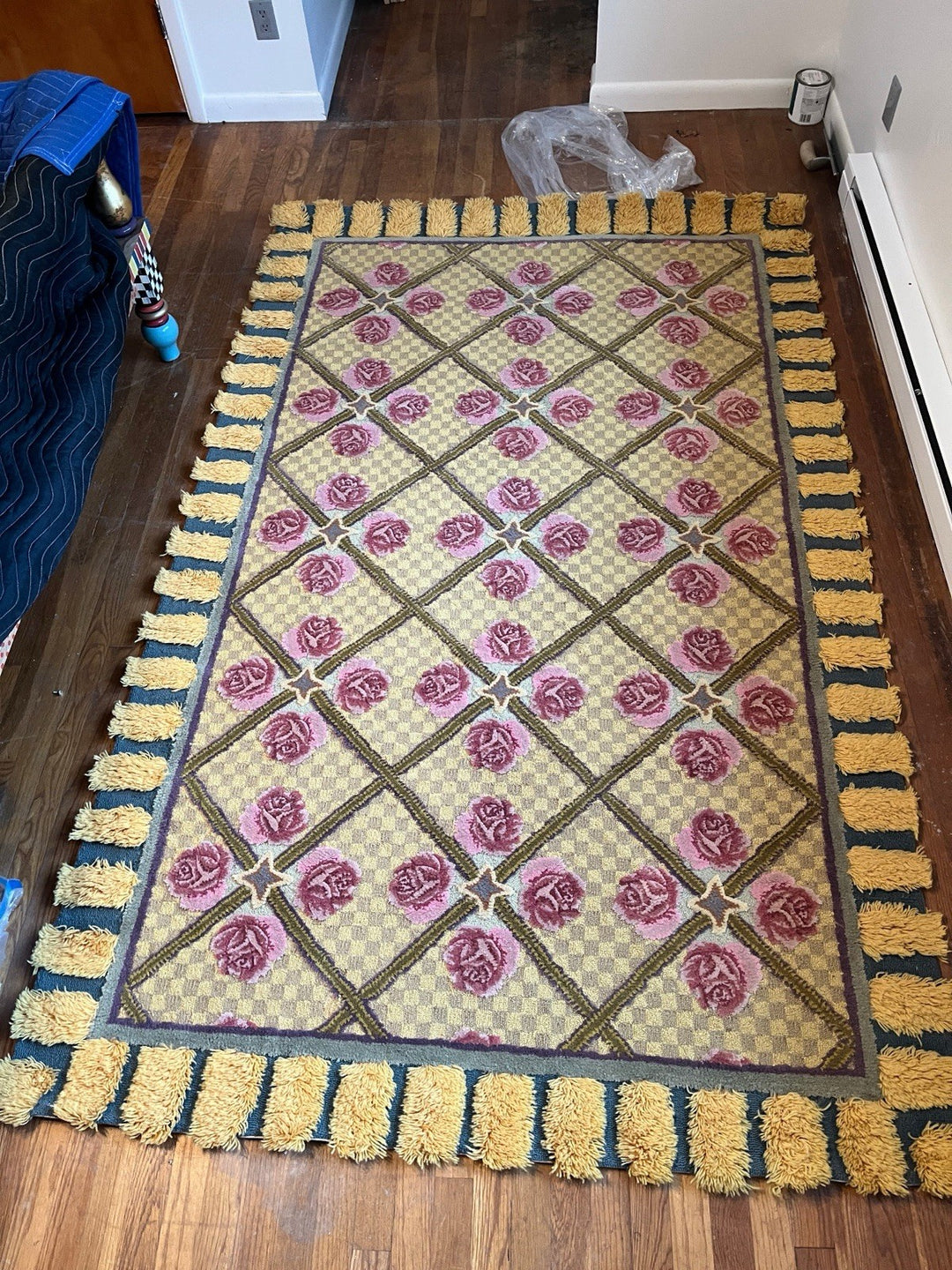 Mackenzie Childs  Victoria & Richard Emprise Signed 4’x8’ Foot Rug New