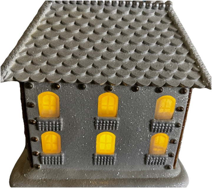 MACKENZIE CHILDS Gingerbread Illuminated House Holiday- Retired
