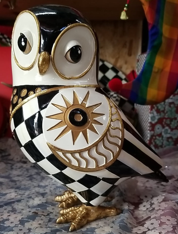 Mackenzie Childs Cosmique Owl- Star- New