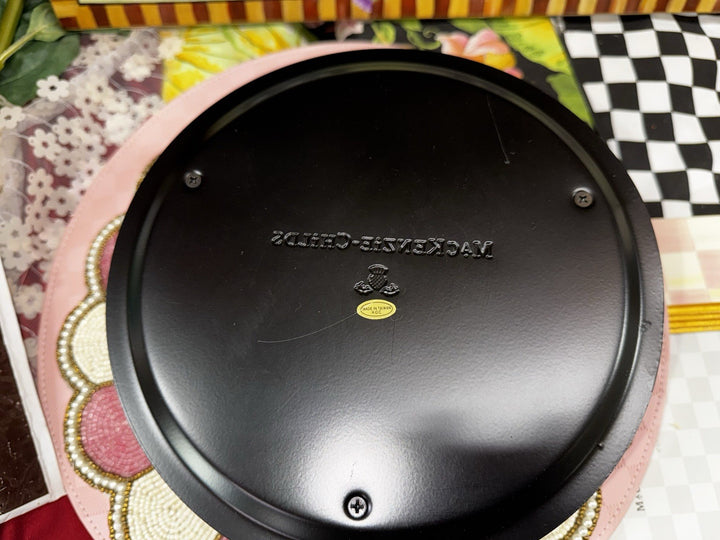 Mackenzie Childs Metal Trivet Food Warming Fish For Fondue Set