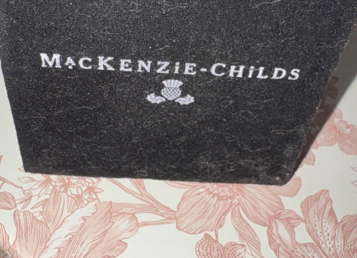 Mackenzie Childs Bird on Ball Thistle  Stocking Holder  Hook Retired  Rare
