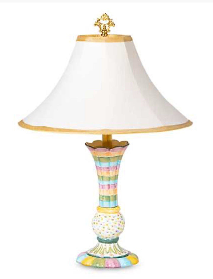 Mackenzie Childs Lamp Confetti Vase Ceramic 27” Tall - Made In Aurora