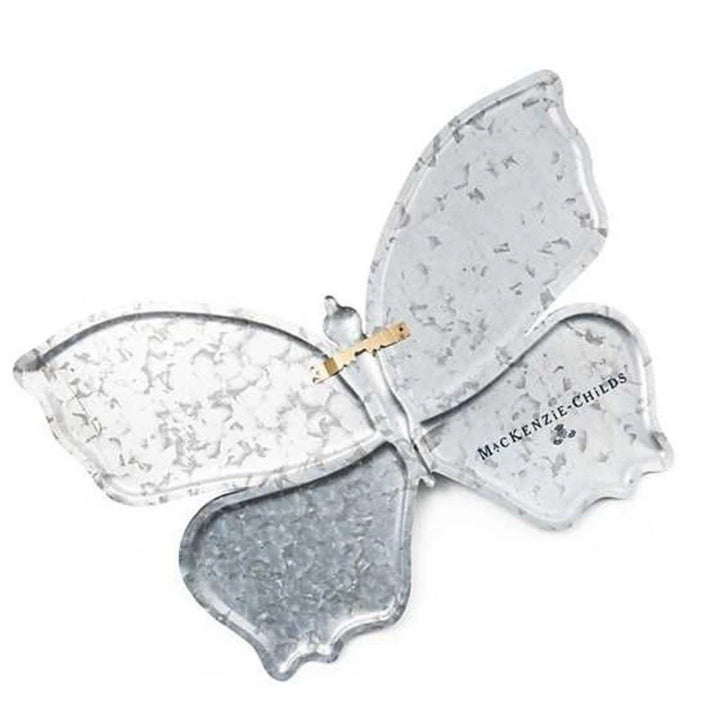 Mackenzie Childs Always Flowers Medium Outdoor Butterfly Wall Decor Metal NIB