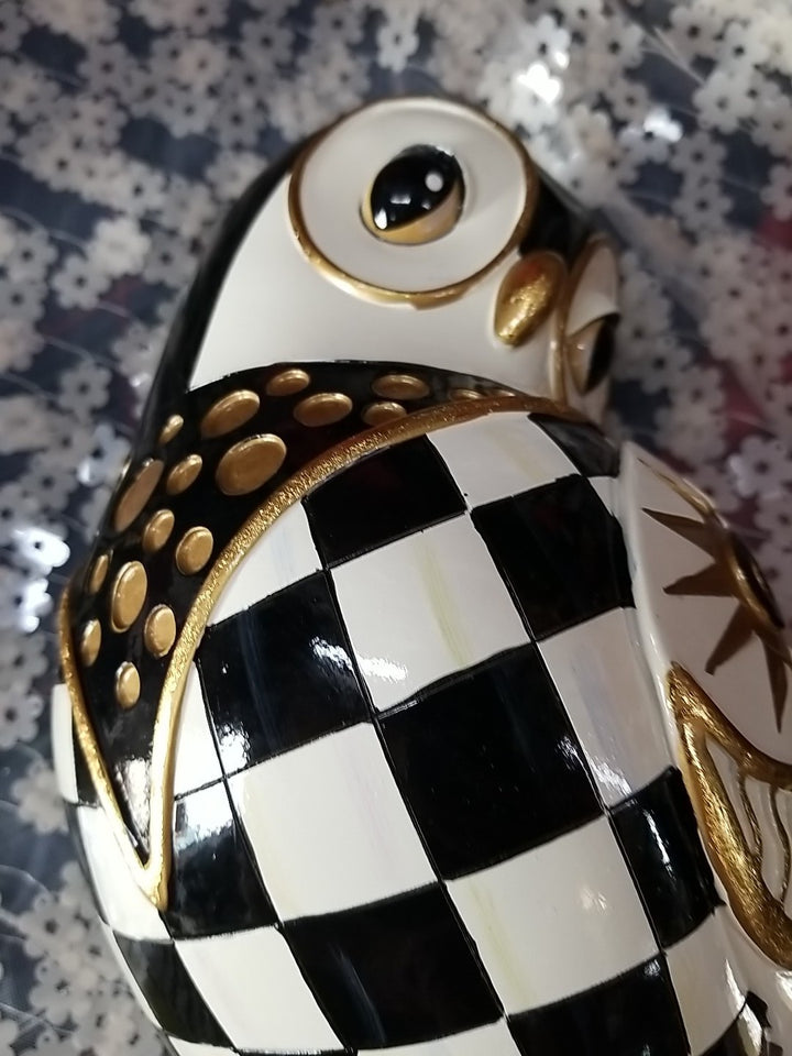 Mackenzie Childs Cosmique Owl- Star- New