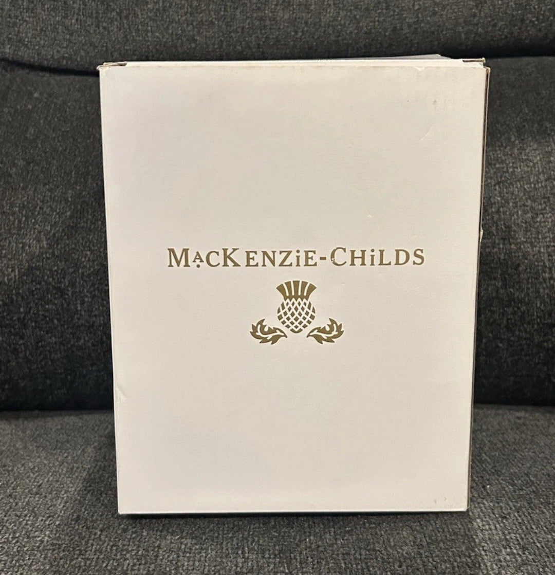 Mackenzie  Childs  CANDY COTTAGE GINGERBREAD SNOW GLOBE New In Box