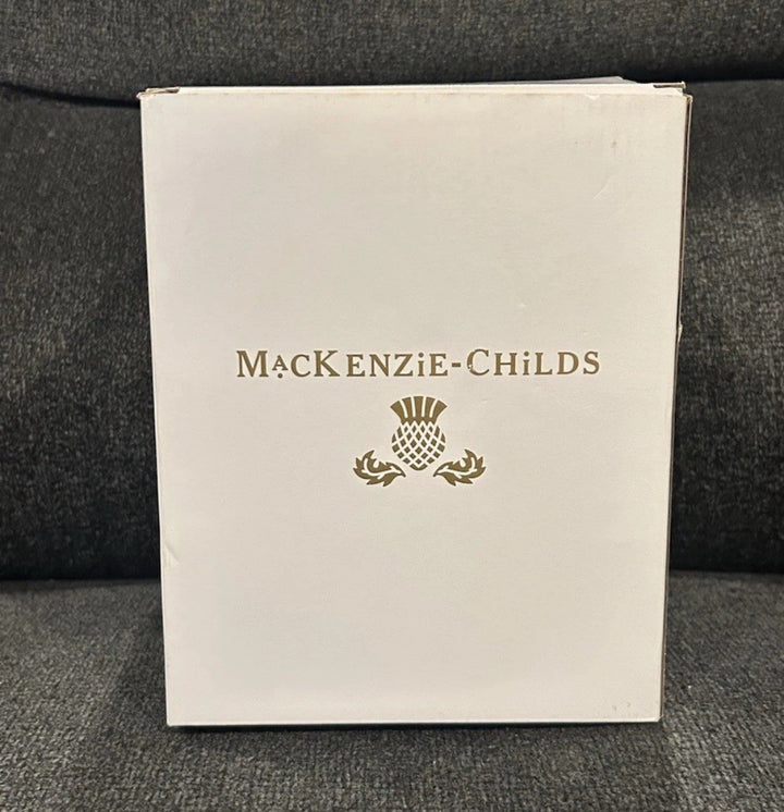 Mackenzie  Childs  CANDY COTTAGE GINGERBREAD SNOW GLOBE New In Box