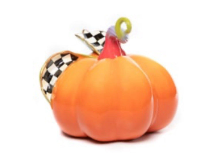 Mackenzie Childs 8" FORTUNE TELLER OMBRE SMALL PUMPKIN New