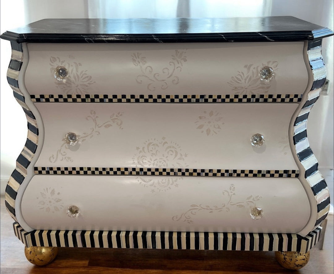 Mackenzie Childs Magnificent Bosa Nova Bombay 2007 Made In Aurora New