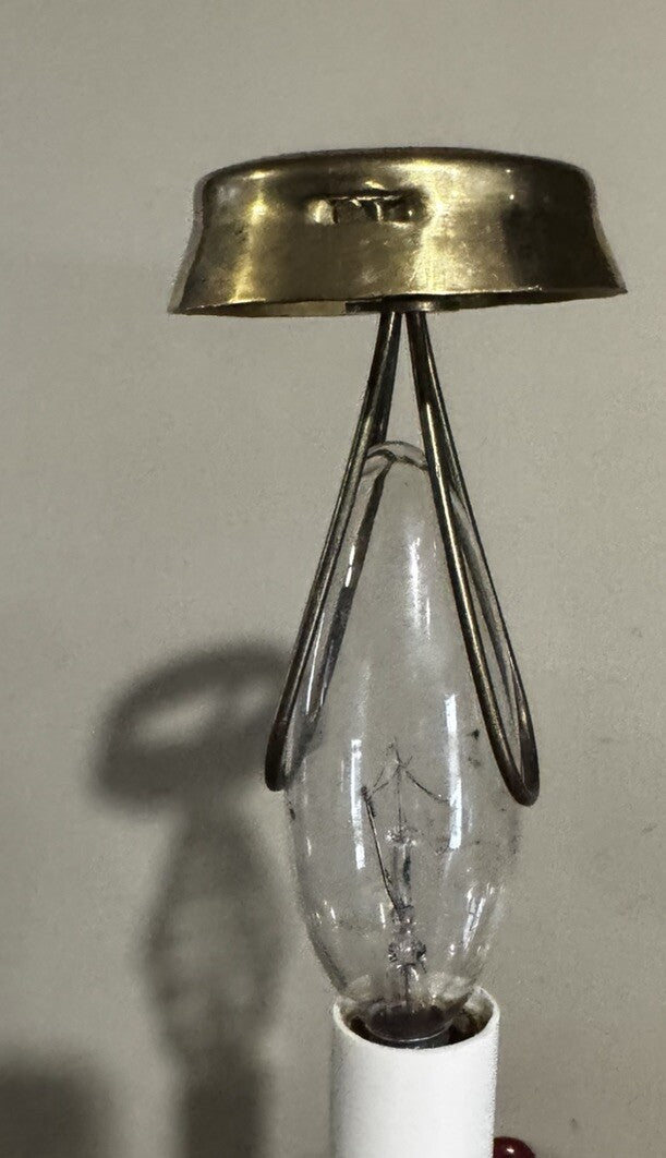 Mackenzie Childs Paper Chandelier sized  Lamp Shade One With Brass Clip