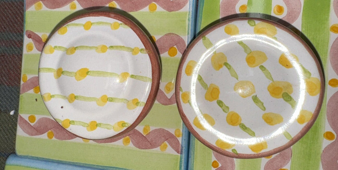 Mackenzie Childs Wall court "Round Knob-2.5” Fenwick Terracotta Made In Aurora