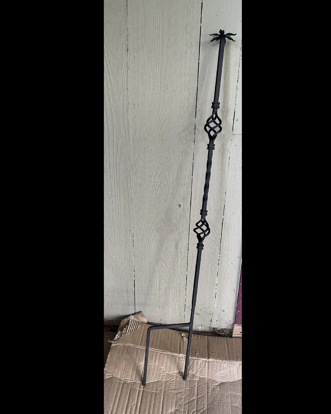 Fabricated Metal Stake 42” To Fit Mackenzie Childs Ceramic  Garden Ball