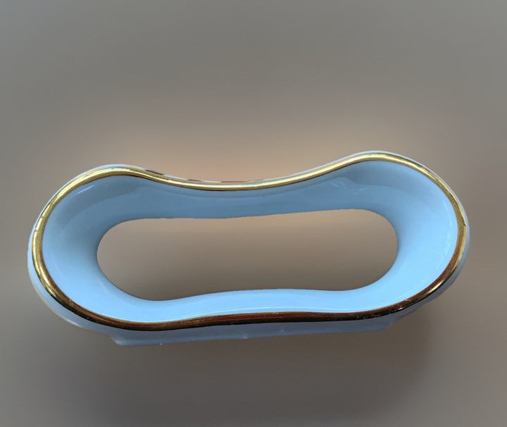 Set of 2 MACKENZIE CHILDS PHEASANT RUN PORCELAIN NAPKIN RINGS-retired