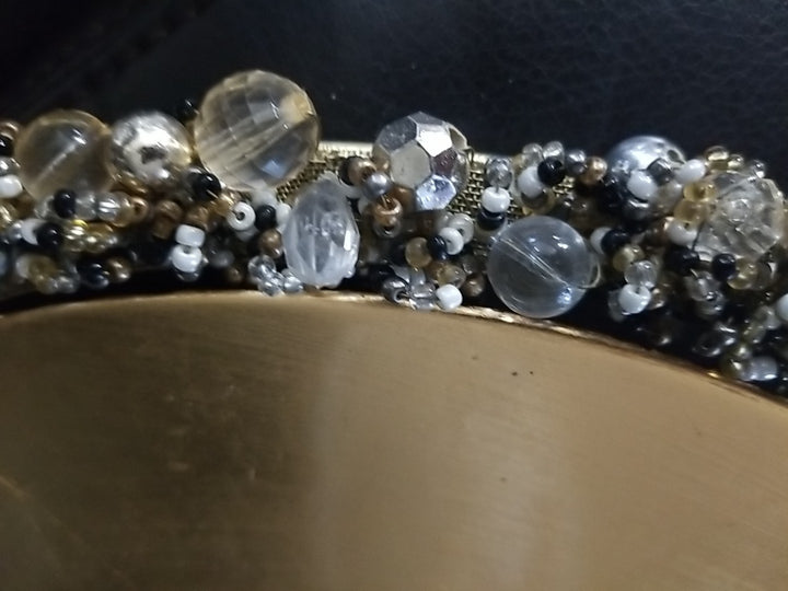 Mackenzie Childs  Precious Metals Beaded Charger Ring- Retired HTF