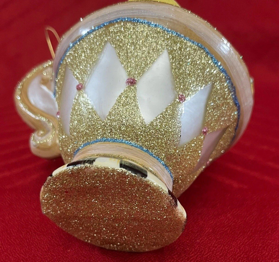 MacKenzie-Childs Glass Ornament - DELLA ROBBIA- Sugar Fruit  TEACUP