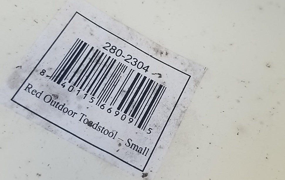 MacKENZIE CHILDS RETIRED Outdoor Metal  Toad Stool- Small