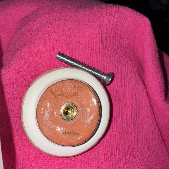 Mackenzie Childs Taylor" Round Knob-2.5” Madison-retired Knob Pull