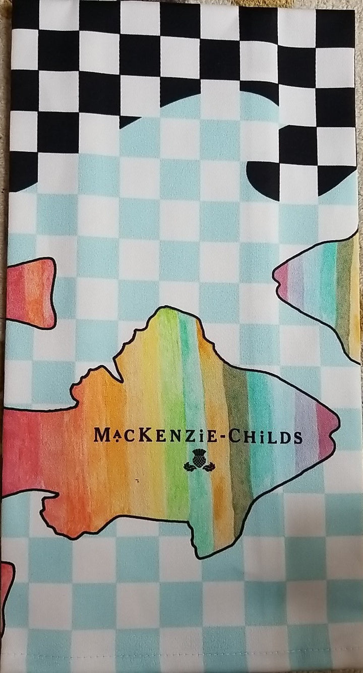 Mackenzie Child’s Rainbow Fish Dish / Tea Towel - NWT