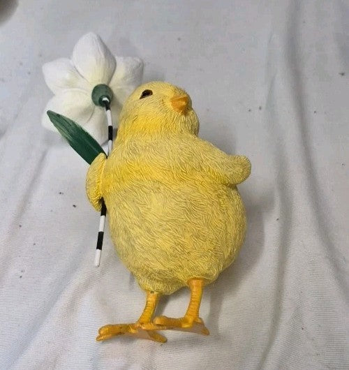 Mackenzie Childs Rose Garden Chicks With Flowers Courtly Check Set of 3- Nib
