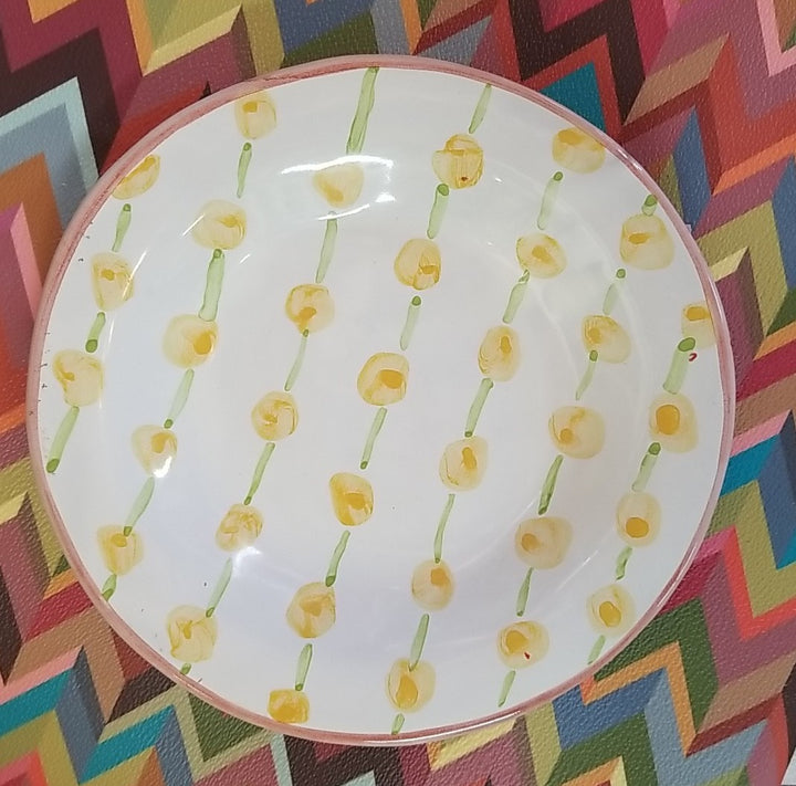 MacKenzie Childs Vintage  Fenwick Dessert Plate 8” 2004  vintage