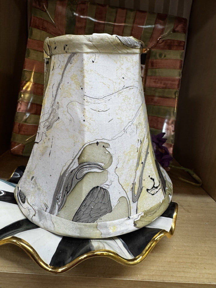 Mackenzie Childs Palazzo Swirl chandelier Lamp Shade- Retired Set Of 2