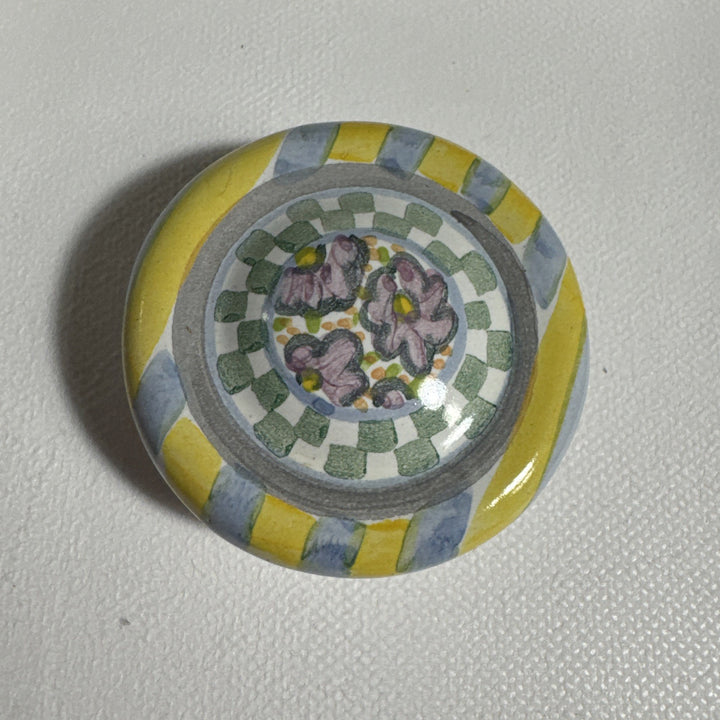 Mackenzie Childs One Myrtle  Taylor Drawer Pull - One Knob  2.25” Retired