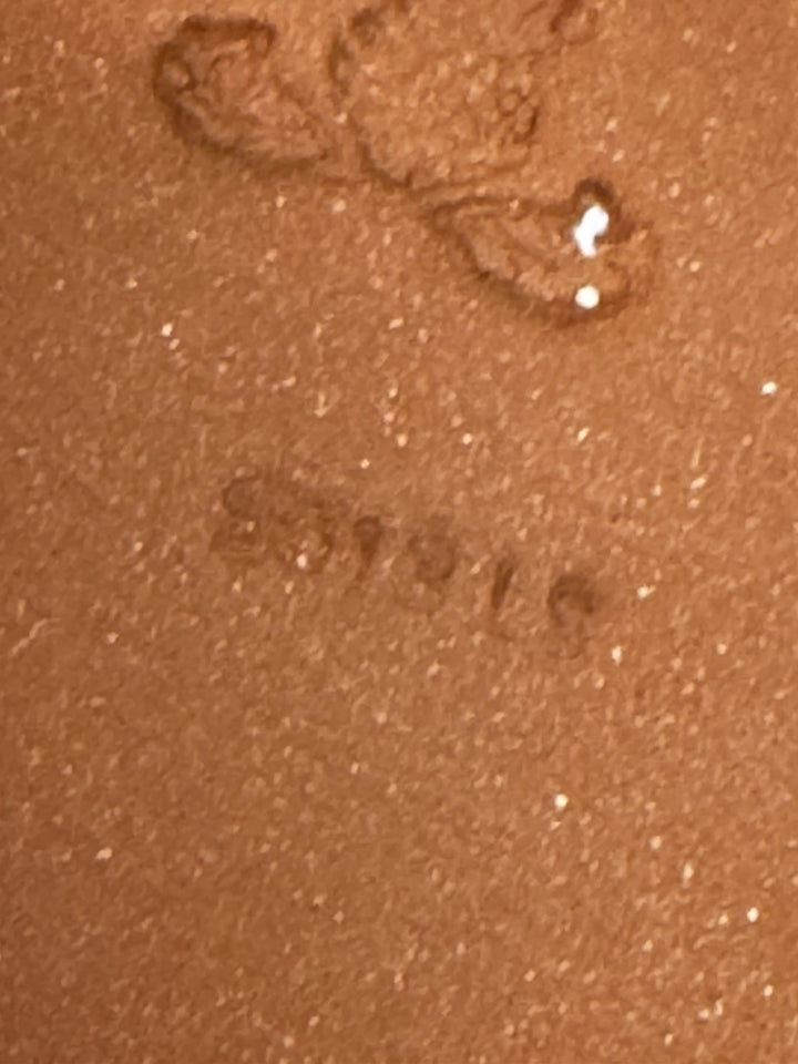 RETIRED MACKENZIE CHILDS FLUTED Glen park CERAMIC DINNER PLATE 11”