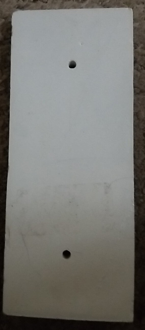 MACKENZIE CHILDS  HOUSE NUMBER 6 Or 9 COURTLY CHECK TILE NEW 7" X 3"