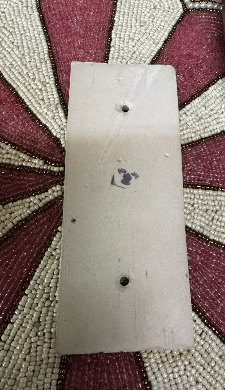 MACKENZIE CHILDS  HOUSE NUMBER 3 COURTLY CHECK TILE NEW 7" X 3"