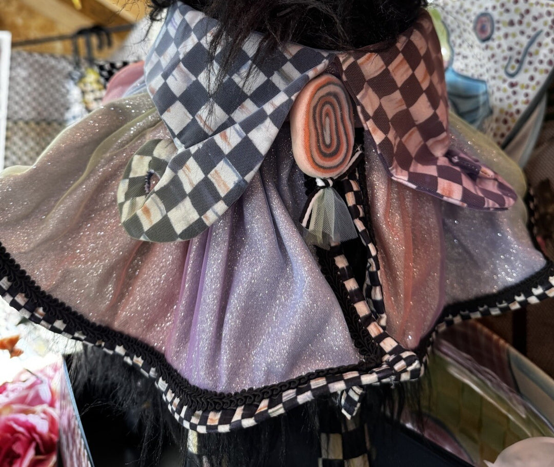 Mackenzie Childs Trick or Treat Fascinator Fancy Collar- New