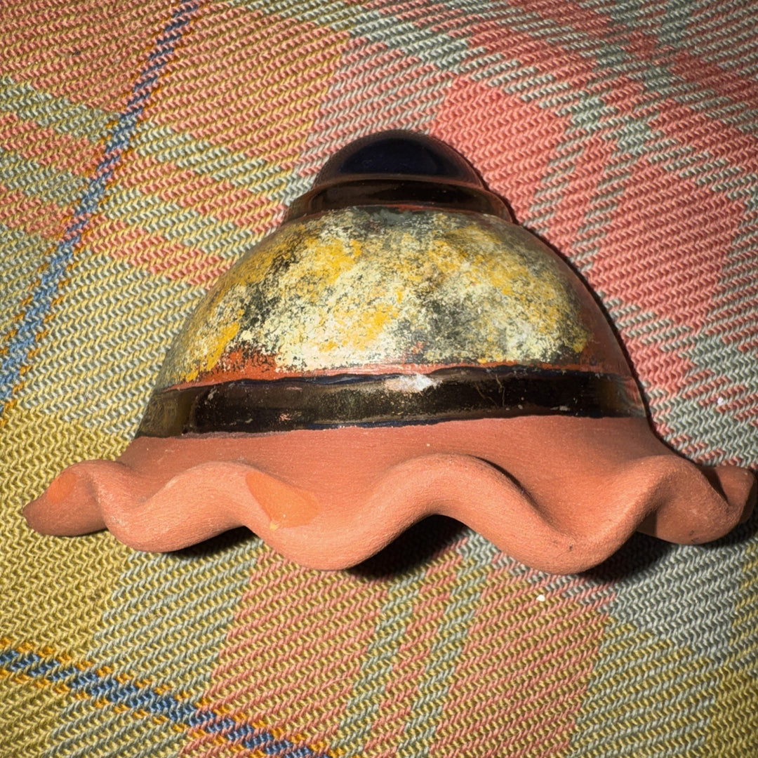 Mackenzie Childs One Single - FlutedCheltenham" Drawer Pull Terracotta Excellent