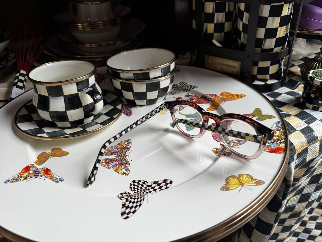 Mackenzie Childs Kate Readers - x3.0 Courtly Check