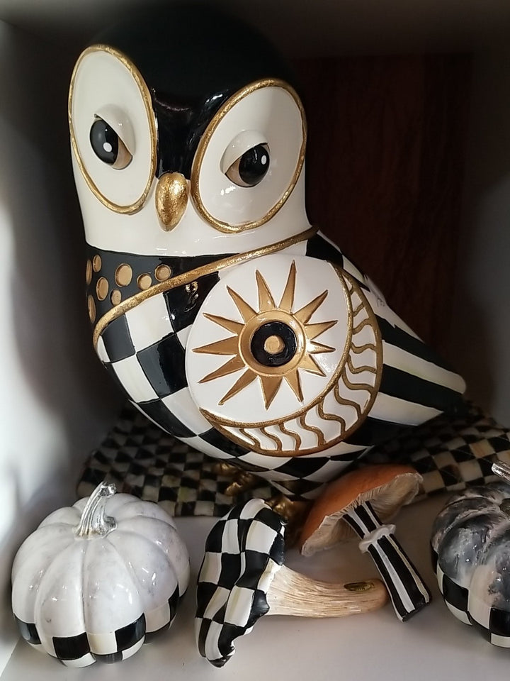Mackenzie Childs Cosmique Owl- Star- New