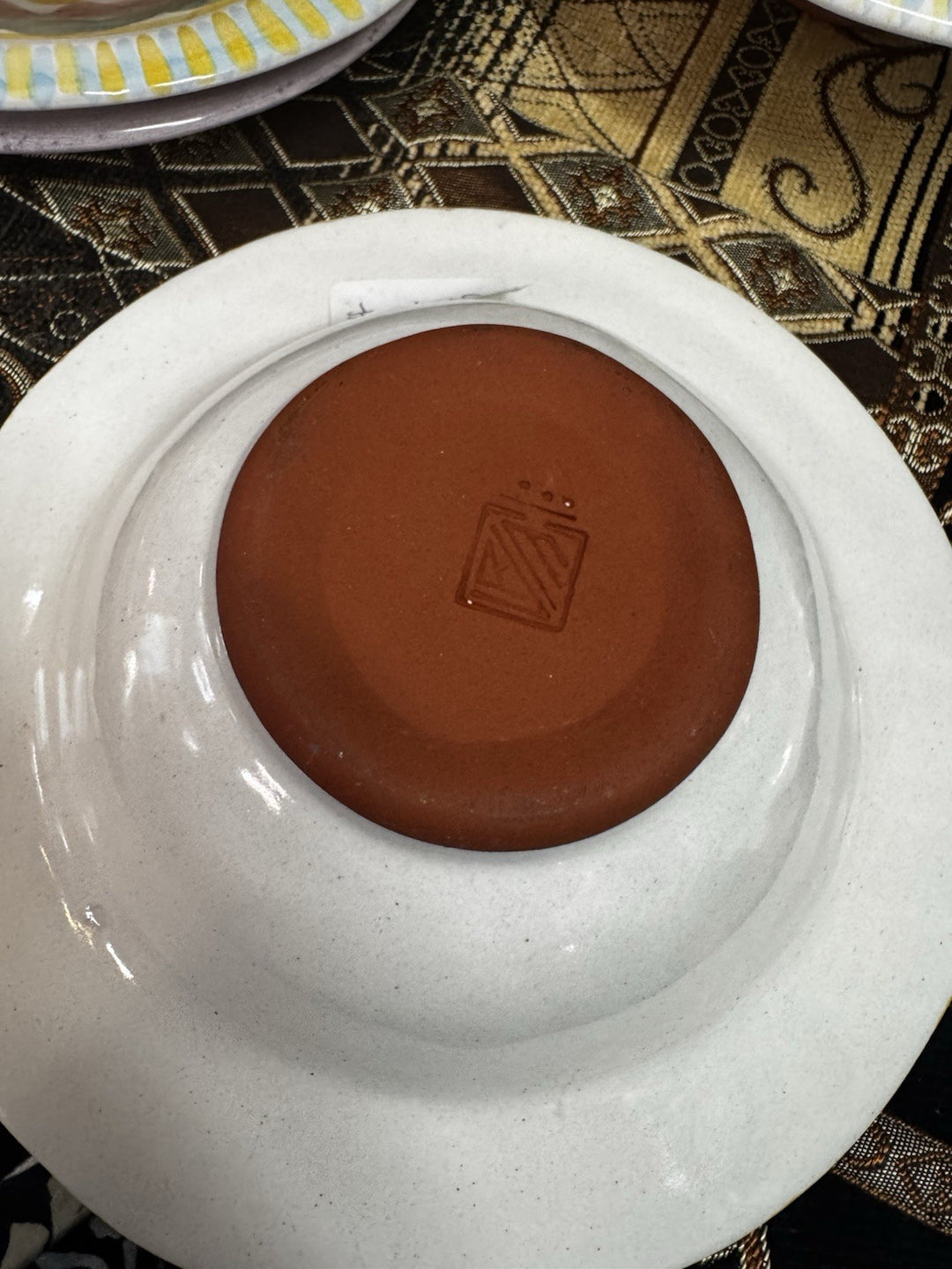 MacKenzieChilds  Taylor Kukenhoff Ceramic Bowl 8.25" Long - 3” Tall
