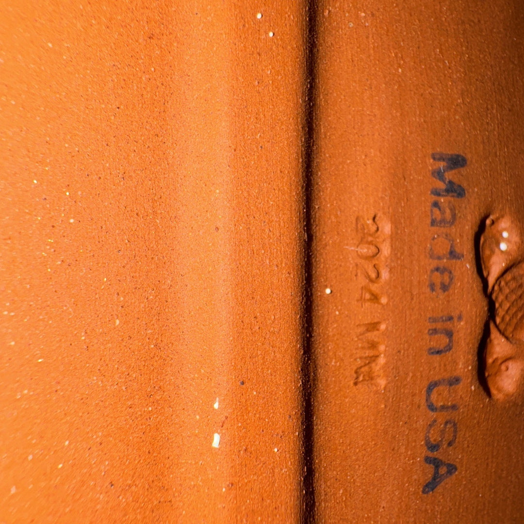 MacKenzie Childs Retired Courtly  Check Football 14”  Platter  Gold Trim NEW