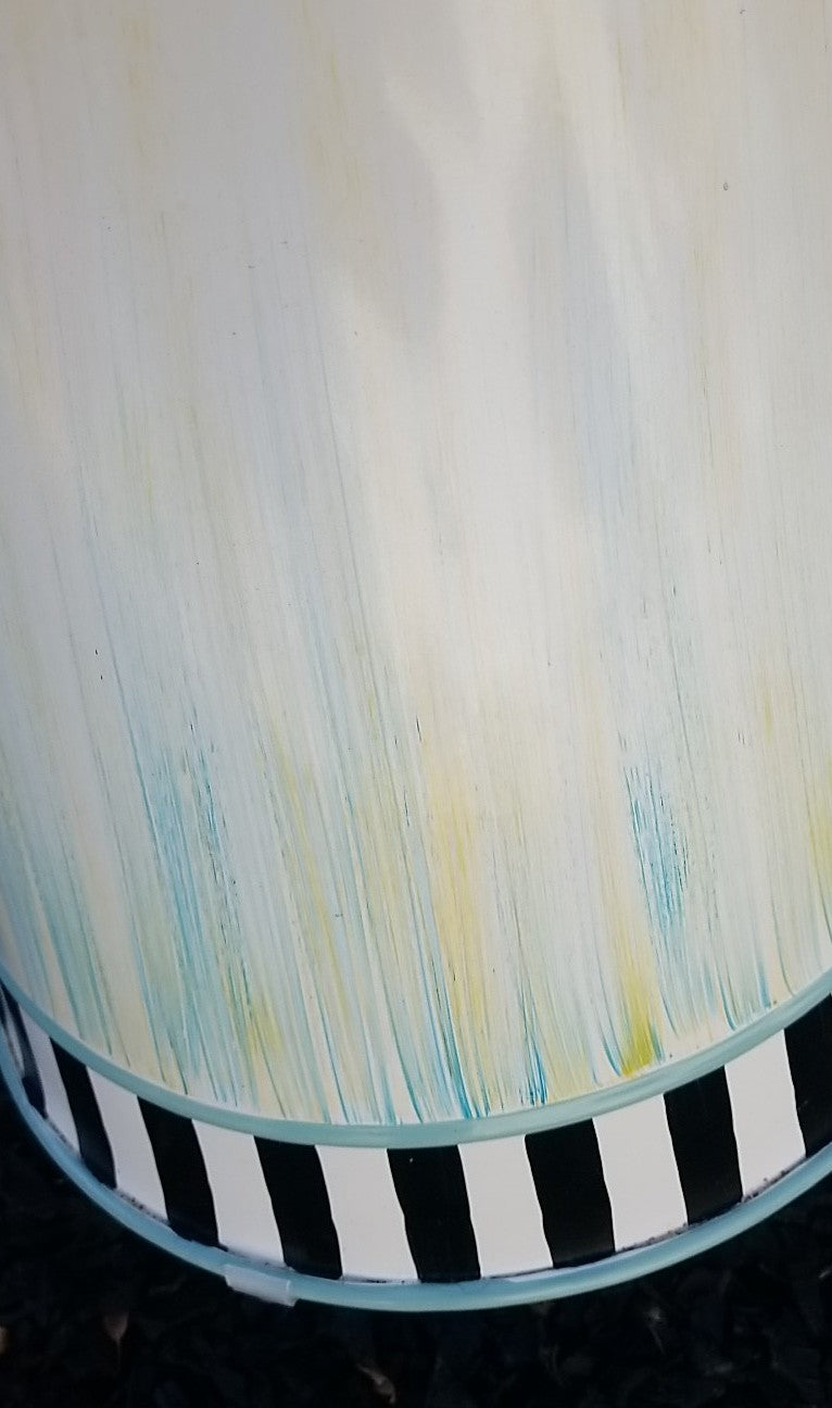 MacKENZIE CHILDS RETIRED Outdoor Metal  Toad Stool- Large