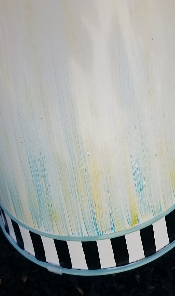 MacKENZIE CHILDS RETIRED Outdoor Metal  Toad Stool- Large