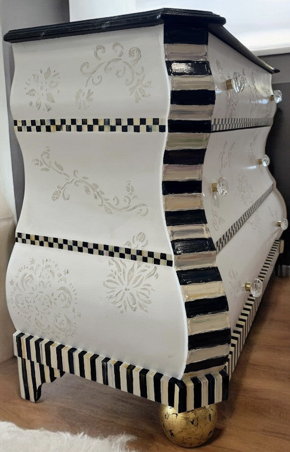 Mackenzie Childs Magnificent Bosa Nova Bombay 2007 Made In Aurora New