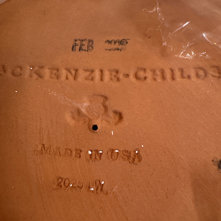Retired MacKenzie Childs Odd Fellows Taylor Globe Ceramic Canister 14" 2025