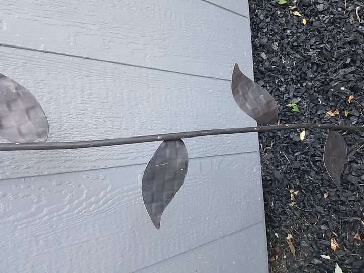MACKENZIE CHILDS Garden Metal Stake 45.5” Garden Decor- Courtly Check Retired
