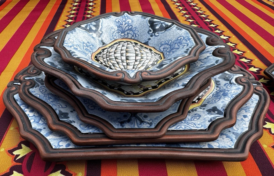 Victoria and Richard MacKenzie-Childs Emprise Superfluous 8” Sauce Bowl